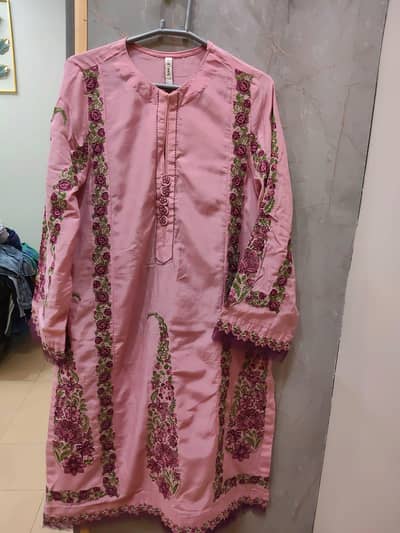 Rawsilk Suit Pink Color