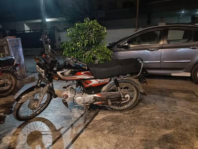 CD 70 black 2025 modal modified bike