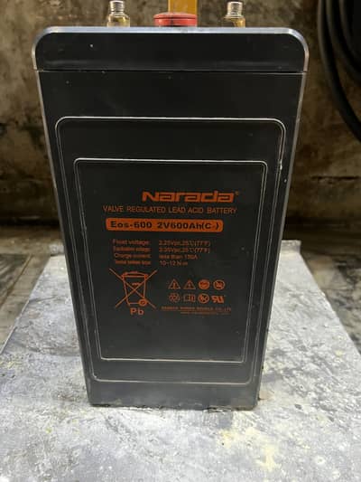 Narada 2V cell 400Ah and 600Ah