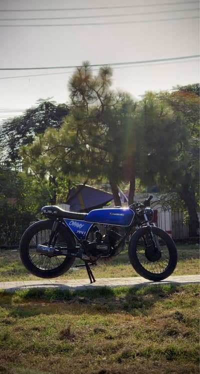 Kawasaki 100 cafe racer