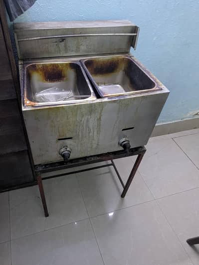 gas fryer 6 litre each component