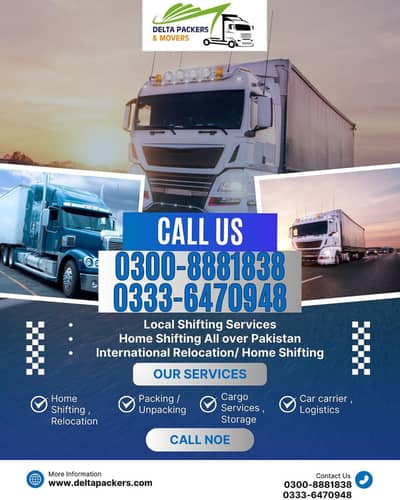 Delta Packers and Movers,Home Shifting, Cargo, logistics