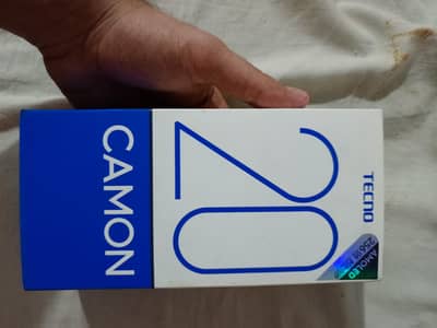 Techno camon 20 pro with box