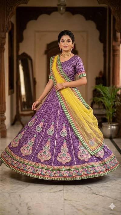 imbrodary Indian frock