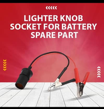 Lighter Knob Socket For Battery Spare Part