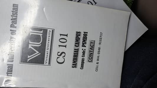 Virtual University BSCS First Semester Compulsory Handouts