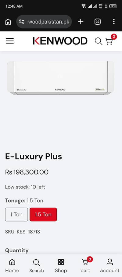 Kenwood ac new model need money Rs. 190k  Offline Voice Control