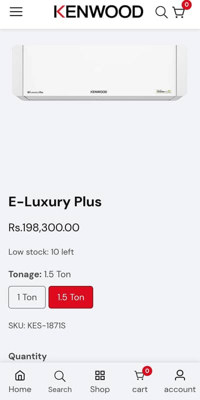 Kenwood ac new model need money Rs. 190k  Offline Voice Control