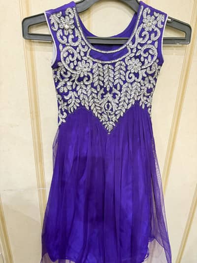 Purple Indian Style Maxi for Girls (3–4 Years) – Zarkon Work