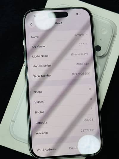 Iphone 17Pro 256Gb