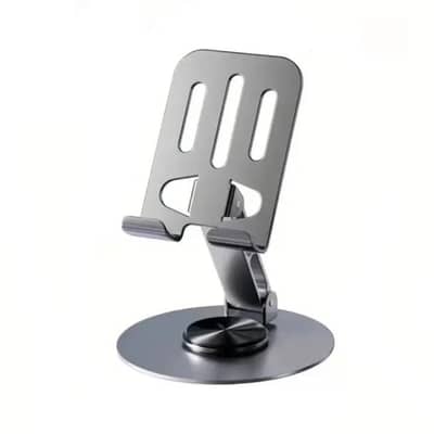 Grey Adjustable Phone Stand for Home Office Use