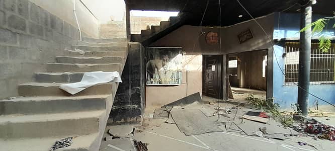 Gray structure for sale lease Shah Faisal town near airport malir halt