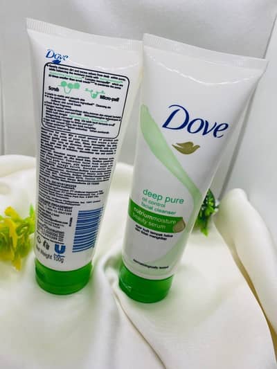 Dove Deep Pure Oil Control Facial Cleanser 2 Pcs Green