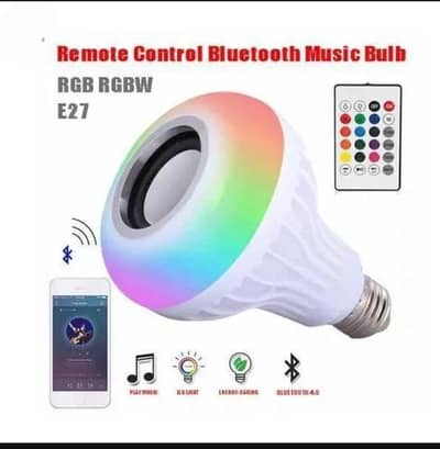 rechargeable Bluetooth led music speaker with remote
