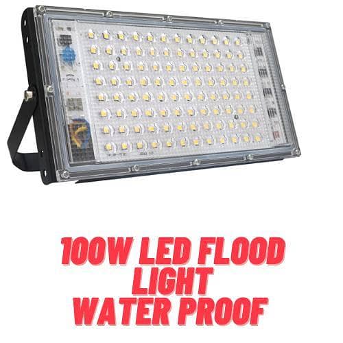 100W Waterproof LED Flood Light Outdoor Lighting for Garden and Yard