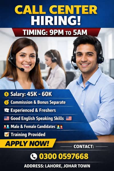 Night Shift Staff required for CSR