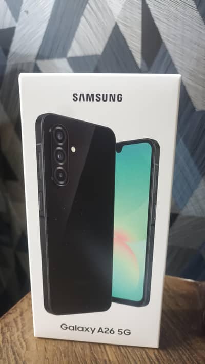 Samsung Glaxey A26 5g  box pack