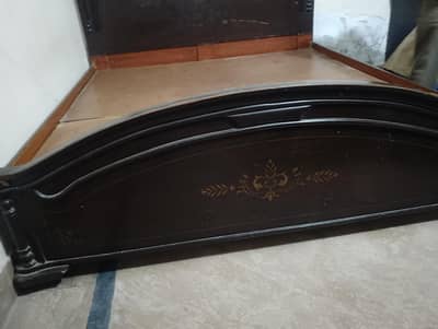 wood bed