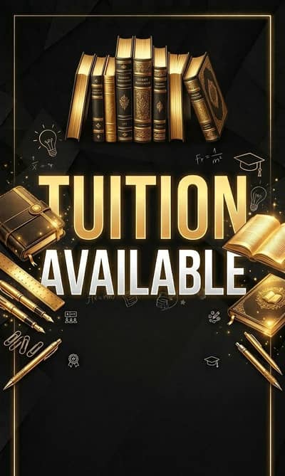 tuition available for class 5 to 10 (6 7 8 9 10) boys