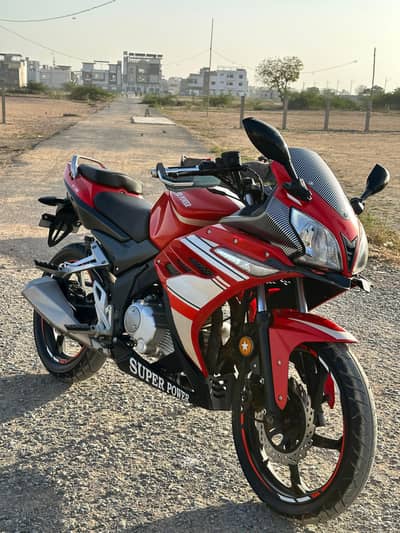 super power leo 200.200cc.    model 2022.   Karachi number rigister