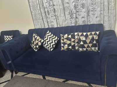 7 seater sofa set brand new, comfortable and in very good condition .