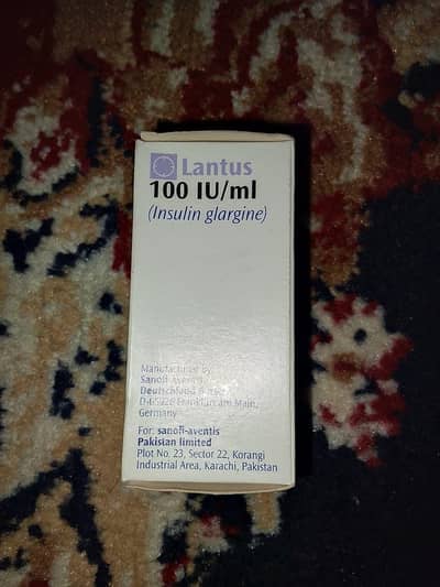 lantus insulin 100 IU/Ml