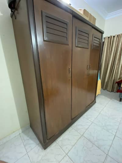 Three door wardrobe