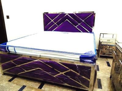 stainless steel Bed|steel bed|bed set|double bed|iron bed|