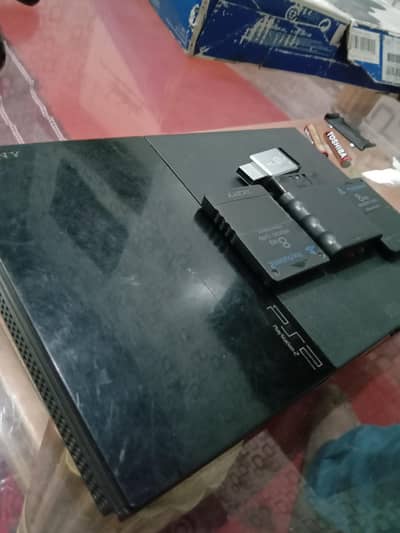 PLAYSTATION 2 with boX all ok working ma ha all wires