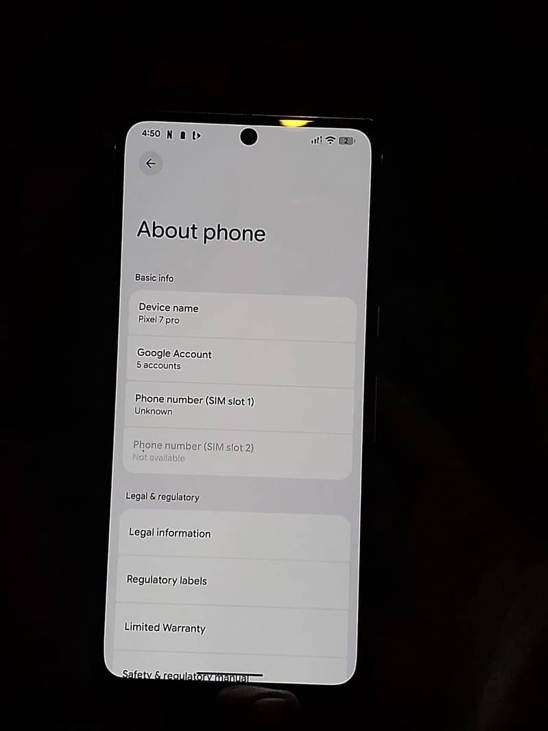 google pixel 7 pro 4