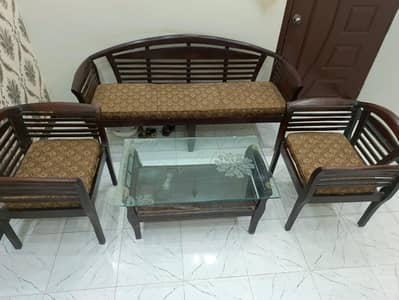 5 seater sofa set with heavy centre table