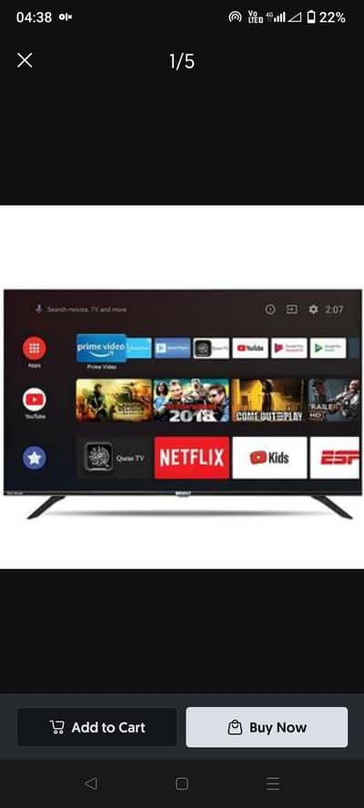 Mega offer 32 inch smart Q led tv new box pack 4k UHD 0322804418