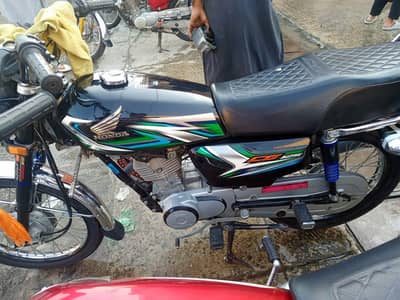 Honda CG 125, 2023 model black Colour
