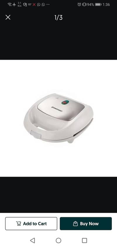 Sand wich maker peacock originol ( Rawalakot)