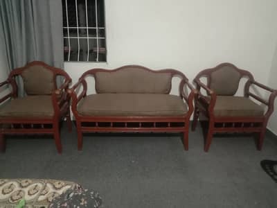 5 seater Wooden Sofa