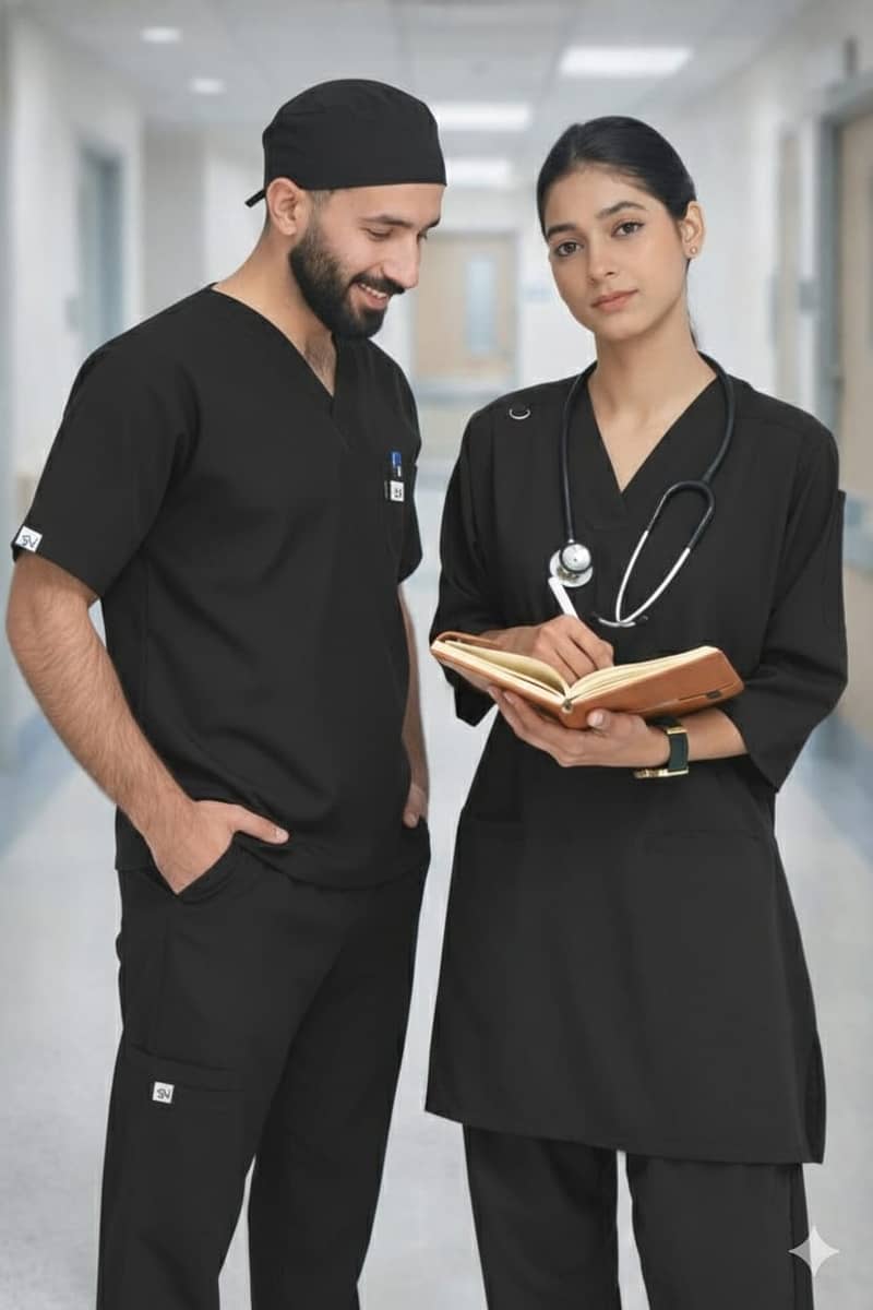 ڈاکٹرز اور نرسز کے لیے ٹاپ کوالٹی اسکرَب یونیفارم دستیاب ہے۔  بہترین 5