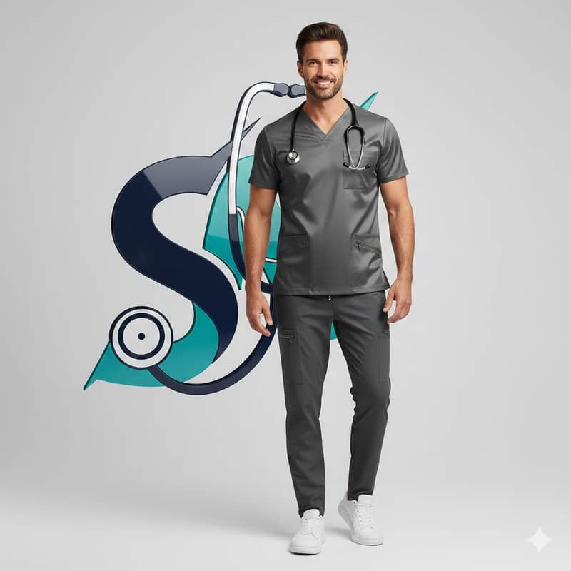 ڈاکٹرز اور نرسز کے لیے ٹاپ کوالٹی اسکرَب یونیفارم دستیاب ہے۔  بہترین 8