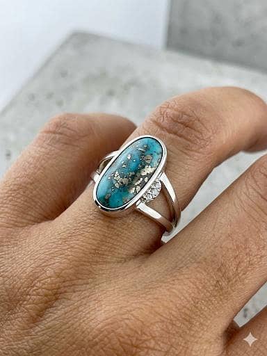 original feroza stone  /kermani feroza  only stone