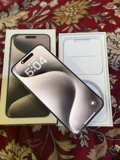 iPhone 15 Pro Max 256GB PTA Approved - Natural Titanium