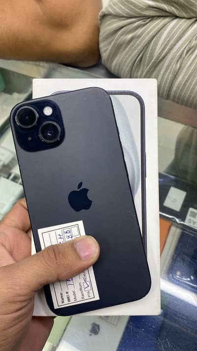 IPHONE 15 128G PTA Approved  Dual physical HK 100% Sealed Waterpack