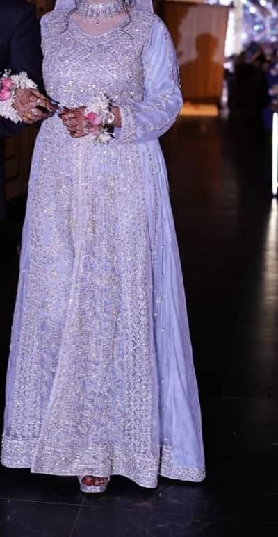 Bridal dress for valima ceremony