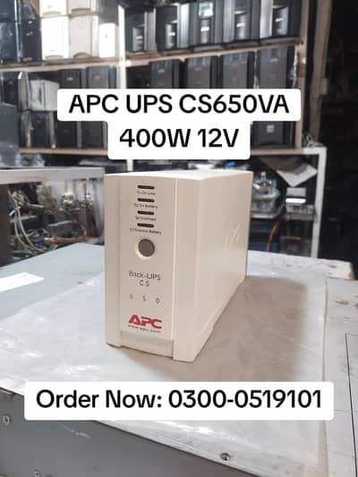 APC UPS 650VA 400W Best Battery Bakup For Networking Switches