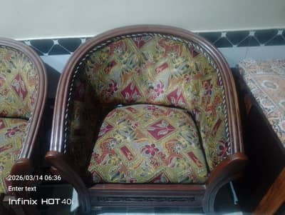 Best sofa set in RS. 18999 with one Woden table