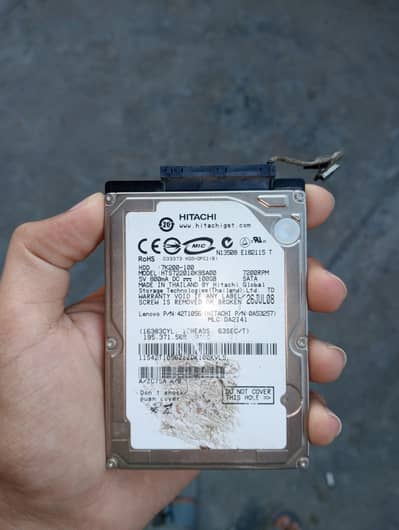  Hitachi 100GB SATA Laptop Hard Drive – Fast & Working