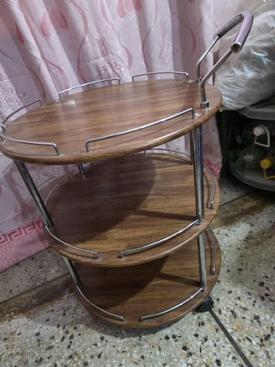 Tea Trolley | 2 yrs used | Urgent Sale