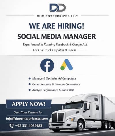 Meta & Google Ads Manager Required