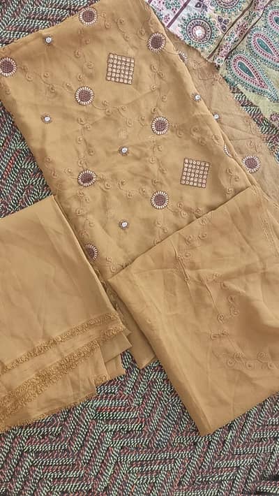 3 pc unstitched cloth