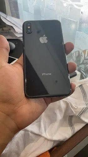 I phone x black 256 factory unlock pta approved better health 100%