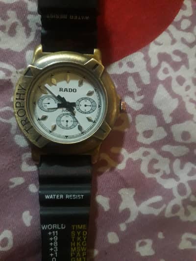 Rado original with dial 18 karate Gold original