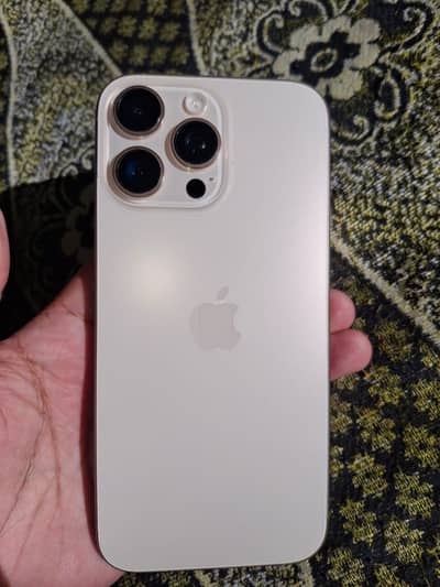 I phone 16 pro max desert titanium jv 256gb